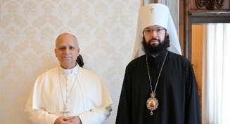 Pope Leo meets with top Russian Orthodox cleric amid war, strained relations
