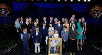 Pope Leo greets Knights of Columbus at Supreme Convention celebrating hope, service