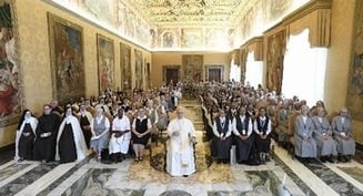 Pope praises women's religious orders for courage, generosity