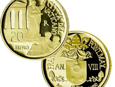 Vatican coins illustrate Bible stories, mark anniversaries