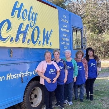 Parish serves up food for the hungry with food truck, message of hope