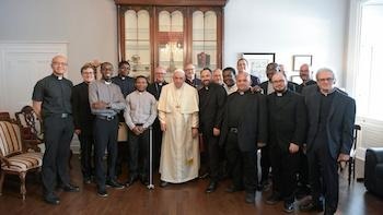 Pope meets with Canada's Jesuits