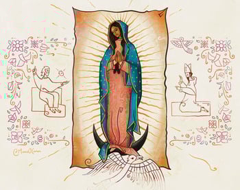 Saint Juan Diego, a mystic