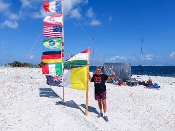 Ham radio expedition to remote island includes Vatican representative