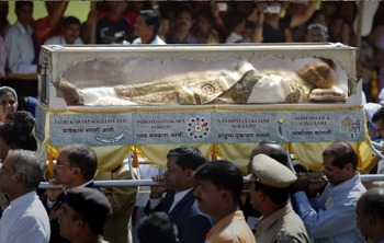 Pilgrims walk miles to pay homage to St. Francis Xavier in a once-in-a-decade exposition of relics