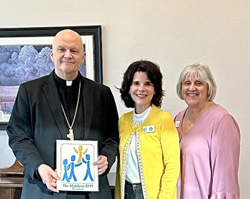 The Matthew 19:14 Project receives  letter of support from Bishop Weisenburger
