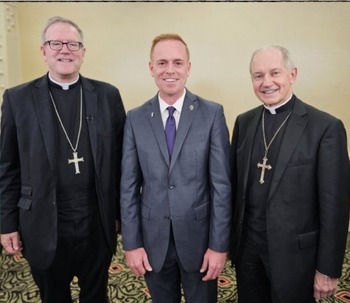 Two leading US bishops share hopes for the church, discuss struggle and talk baseball