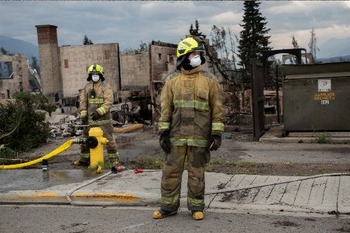 Archbishop prays for residents, tourists in Canadian Rockies town devastated by wildfires