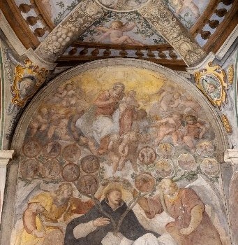 Waiting to be discovered: Rome cloister's frescoes celebrate the rosary