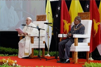 Faith is a way of life, not a label, pope says in Papua New Guinea