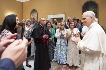 US pilgrims at Jubilee of Catechists have private audience with pope