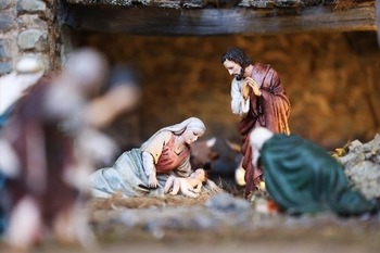 Arriving at the manger with Caryll Houselander