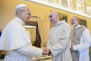 Pope to hermits: Your isolation is a connection with God, others, creation