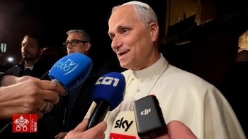 Pope answers questions about migrants, Venezuela, Rupnik trial
