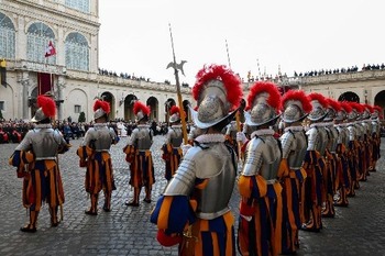 Vatican says Swiss Guards investigating alleged antisemitic gesture