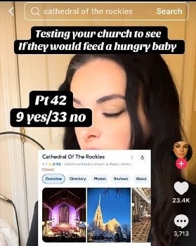 In this TikTok test of a baby formula emergency, 1 Catholic church really stood out