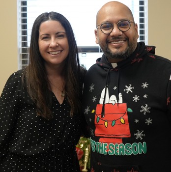 Priest gets kidney from principal -- and love, support, prayers from parishes, students