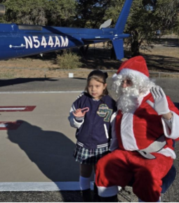 Santa Claus visits Holy Cross Hospital