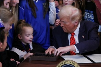 President Trump bars biological males from competing in women's sports