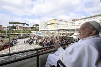 Pope's condition slowly improving after release from hospital