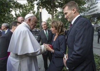 9/11 widow recalls meeting Pope Francis as 'something I'll treasure forever'