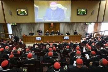 Build communion with diversity, abbot tells cardinals before conclave