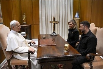 Pope Leo XIV 'gives hope' for just peace, say war-weary Ukrainians