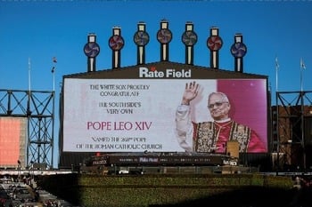 Chicago Archdiocese, White Sox team up to celebrate Pope Leo and his 'message of peace'