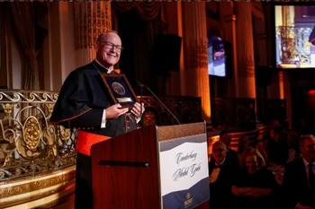 Cardinal Dolan, Becket honoree, is 'intensely devoted' to protection of religious freedom