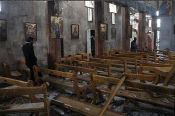 'Slaughter of innocents' in suicide bombing at Syrian church called 'unspeakable evil'