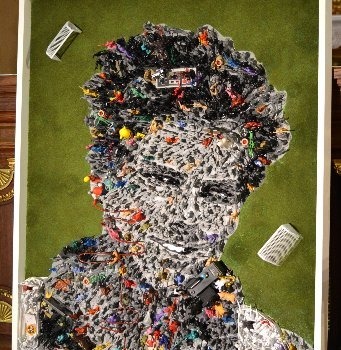 Mosaic of 1,000-plus toy figures depicts Blessed Carlo's faith, devotion and computer savvy