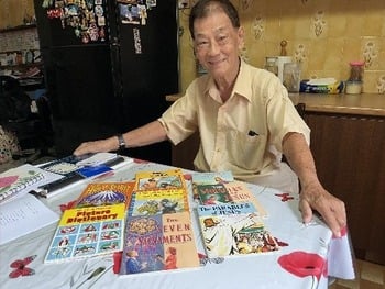 Meet 88-year-old scooter-riding catechist from Singapore who has brought 2,000 people into church