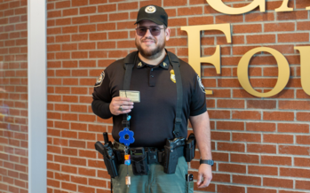 Security officer at Chancery receives a Ben’s Bell