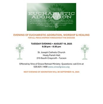 Evening of Eucharistic Adoration and Healing