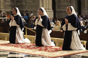 Sisters of Life 'are the very mirror of God,' cardinal says as 3 take perpetual vows