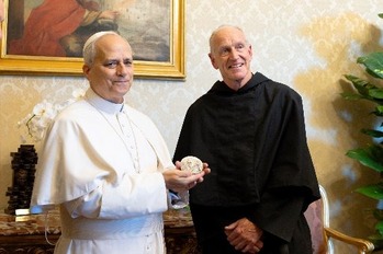 Pope talks about what St. Augustine has given him and taught him
