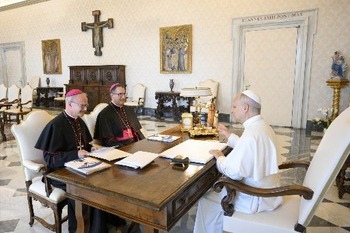 Pope tells new bishops they must address abuse claims promptly