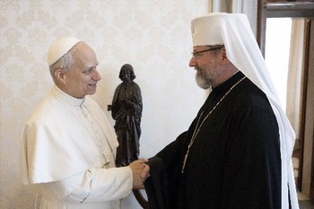 Head of Ukrainian Catholic Church meets with Pope Leo, calls Ukraine 'wounded but alive'