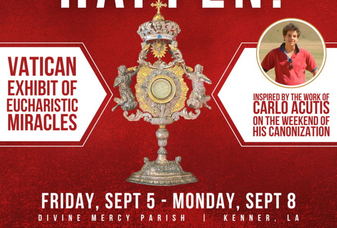 Vatican Eucharistic Miracles Display