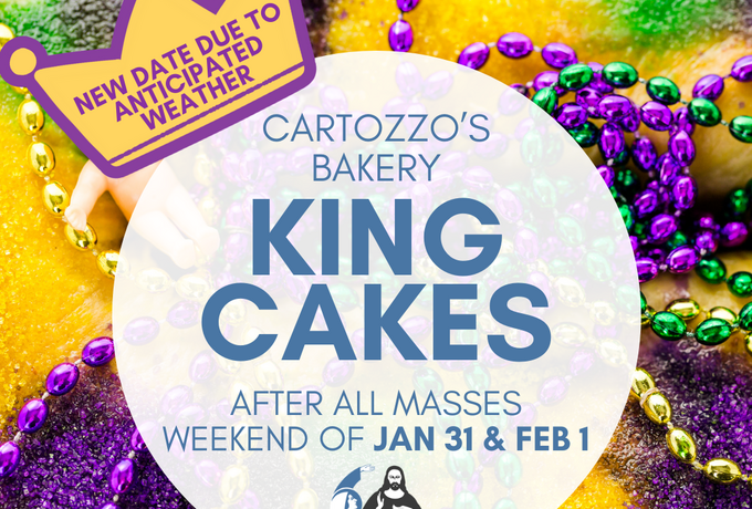 King Cake Sale Benefitting the Altar Auxiliary