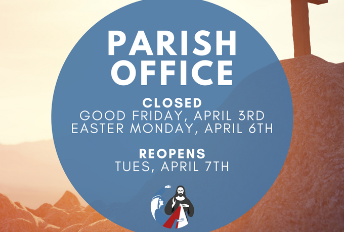 Holy Week Parish Office Hours