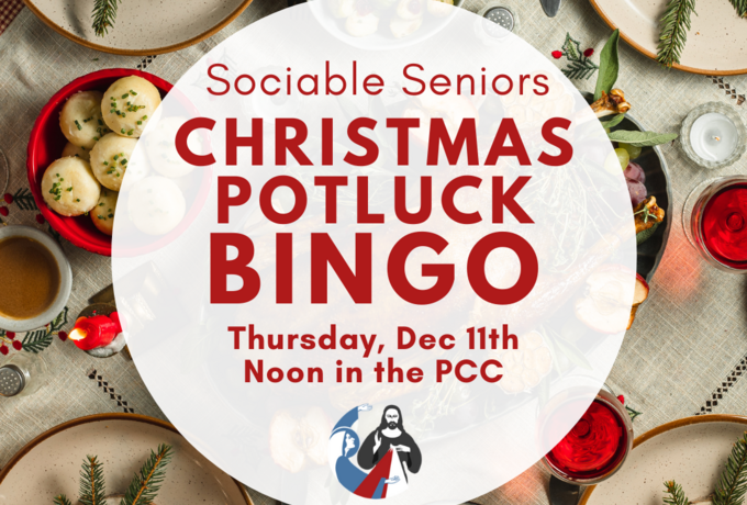 Sociable Seniors Christmas Bingo Potluck