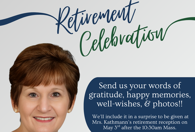 Joan Kathmann Retirement: We Need Your Help!