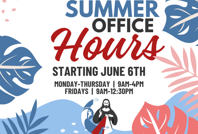 Summer Office Hours
