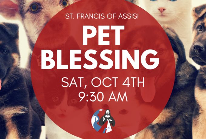 St. Francis of Assisi Pet Blessing