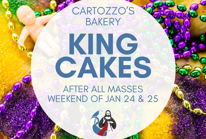 King Cake Sale Benefitting the Altar Auxiliary