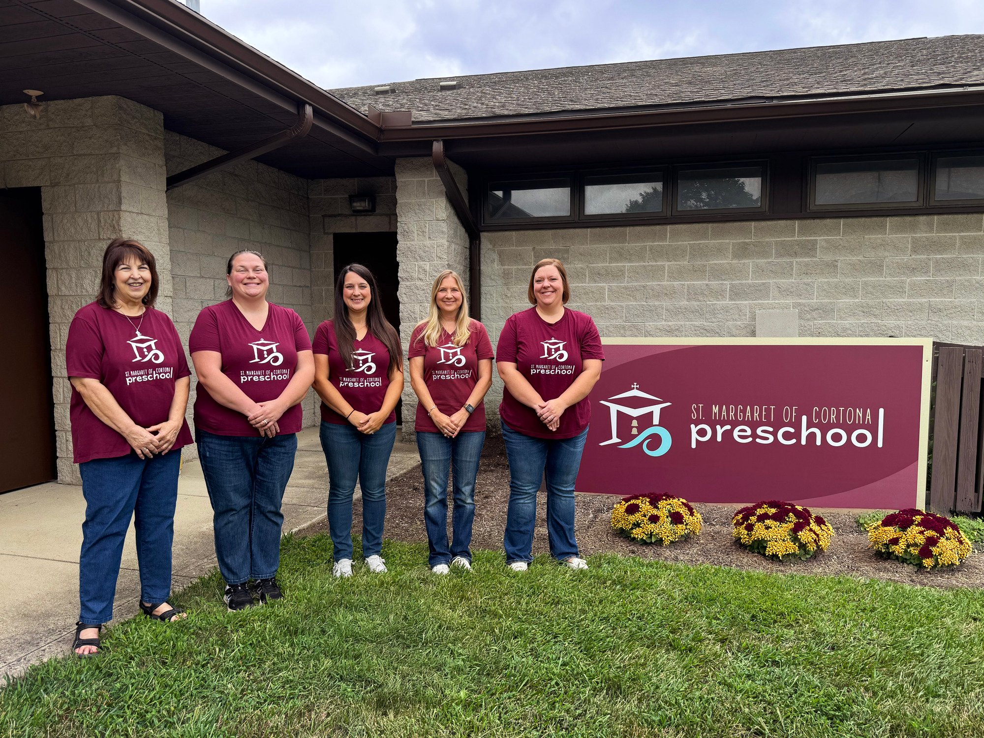 The teaching faculty of St Margaret of Cortona Preschool