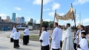 Eucharistic processions on Corpus Christi around Texas, U.S. promote devotion to Real Presence