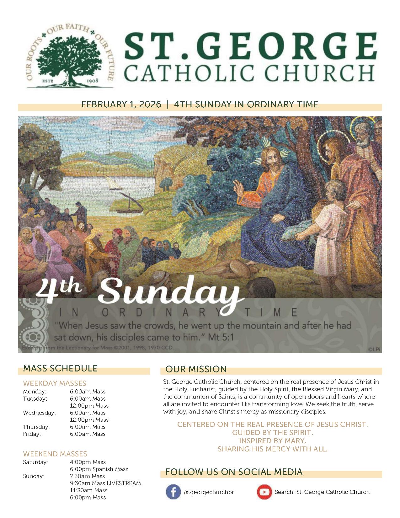 february 1, 2026 Bulletin