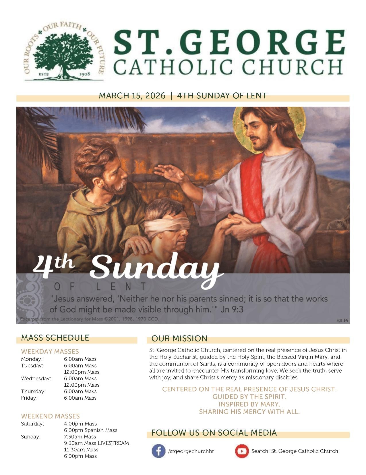 march 15, 2026 Bulletin